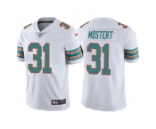 Men's Miami Dolphins #31 Raheem Mostert White Color Rush Limited Stitched Football Jersey