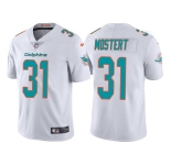 Men's Miami Dolphins #31 Raheem Mostert White Vapor Untouchable Limited Stitched Football Jersey