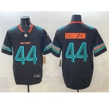 Men's Miami Dolphins #44 Chop Robinson Black 2025 F.U.S.E. “Rivalries” Vapor Limited Stitched Football Jersey