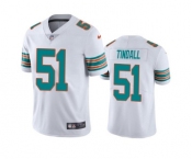 Men's Miami Dolphins #51 Channing Tindall White Color Rush Limited Stitched Football Jersey