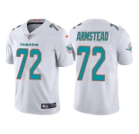 Men's Miami Dolphins #72 Terron Armstead White Vapor Untouchable Limited Stitched Football Jersey