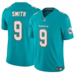 Men's Miami Dolphins #9 Jonnu Smith Aqua 2024 F.U.S.E Vapor Limited Stitched Football Jersey