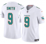 Men's Miami Dolphins #9 Jonnu Smith White 2024 F.U.S.E Vapor Limited Stitched Football Jersey