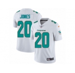 Men's Nike Miami Dolphins #20 Reshad Jones Vapor Untouchable Limited White NFL Jersey