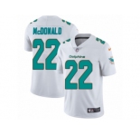 Men's Nike Miami Dolphins #22 T.J. McDonald Vapor Untouchable Limited White NFL Jersey