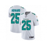 Men's Nike Miami Dolphins #25 Xavien Howard Vapor Untouchable Limited White NFL Jersey