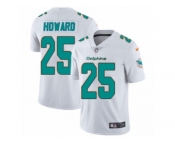 Men's Nike Miami Dolphins #25 Xavien Howard Vapor Untouchable Limited White NFL Jersey
