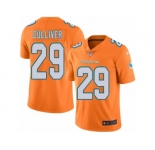 Men's Nike Miami Dolphins #29 Chris Culliver Limited Orange Rush NFL Jersey