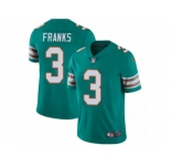 Men's Nike Miami Dolphins #3 Andrew Franks Vapor Untouchable Limited Aqua Green Alternate NFL Jersey
