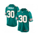 Men's Nike Miami Dolphins #30 Cordrea Tankersley Limited Aqua Green Alternate NFL Jersey