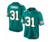 Men's Nike Miami Dolphins #31 Michael Thomas Limited Aqua Green Alternate NFL Jersey