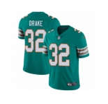Men's Nike Miami Dolphins #32 Kenyan Drake Vapor Untouchable Limited Aqua Green Alternate NFL Jersey