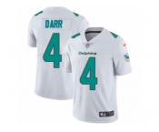 Men's Nike Miami Dolphins #4 Matt Darr Vapor Untouchable Limited White NFL Jersey