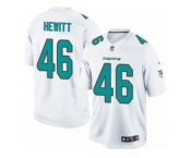 Men's Nike Miami Dolphins #46 Neville Hewitt Limited White NFL Jersey