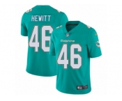 Men's Nike Miami Dolphins #46 Neville Hewitt Vapor Untouchable Limited Aqua Green Team Color NFL Jersey