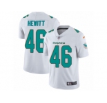 Men's Nike Miami Dolphins #46 Neville Hewitt Vapor Untouchable Limited White NFL Jersey