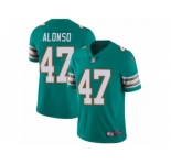 Men's Nike Miami Dolphins #47 Kiko Alonso Vapor Untouchable Limited Aqua Green Alternate NFL Jersey