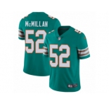 Men's Nike Miami Dolphins #52 Raekwon McMillan Vapor Untouchable Limited Aqua Green Alternate NFL Jersey