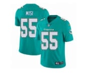 Men's Nike Miami Dolphins #55 Koa Misi Vapor Untouchable Limited Aqua Green Team Color NFL Jersey
