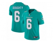 Men's Nike Miami Dolphins #6 Brandon Doughty Vapor Untouchable Limited Aqua Green Team Color NFL Jersey