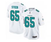 Men's Nike Miami Dolphins #65 Anthony Steen Limited White NFL Jersey