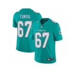 Men's Nike Miami Dolphins #67 Laremy Tunsil Vapor Untouchable Limited Aqua Green Team Color NFL Jersey