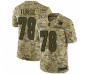 Men's Nike Miami Dolphins #78 Laremy Tunsil Limited Camo 2018 Salute to Service NFL Jersey