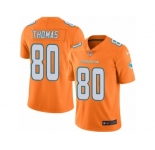 Men's Nike Miami Dolphins #80 Julius Thomas Limited Orange Rush NFL Jersey
