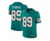 Men's Nike Miami Dolphins #89 Julius Thomas Vapor Untouchable Limited Aqua Green Alternate NFL Jersey