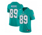 Men's Nike Miami Dolphins #89 Nat Moore Vapor Untouchable Limited Aqua Green Team Color NFL Jersey