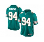Men's Nike Miami Dolphins #94 Lawrence Timmons Limited Aqua Green Alternate NFL Jersey