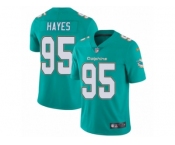 Men's Nike Miami Dolphins #95 William Hayes Vapor Untouchable Limited Aqua Green Team Color NFL Jersey