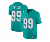 Men's Nike Miami Dolphins #99 Jason Taylor Vapor Untouchable Limited Aqua Green Team Color NFL Jersey