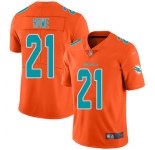 Nike Dolphins #21 Eric Rowe Orange Men's Stitched NFL Limited Inverted Legend Jersey