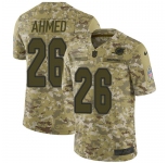 Nike Dolphins #26 Salvon Ahmed Camo Men's Stitched NFL Limited 2018 Salute To Service Jersey