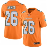 Nike Dolphins #26 Salvon Ahmed Orange Men's Stitched NFL Limited Rush Jersey