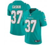 Nike Dolphins #37 Myles Gaskin Aqua Green Team Color Men's Stitched NFL Vapor Untouchable Limited Jersey