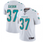 Nike Dolphins #37 Myles Gaskin White Men's Stitched NFL Vapor Untouchable Limited Jersey