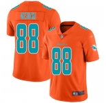 Nike Dolphins #88 Mike Gesicki Orange Men's Stitched NFL Limited Inverted Legend Jersey