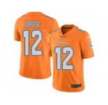 Nike Miami Dolphins #12 Bob Griese Orange Men's Stitched NFL Limited Rush Jersey
