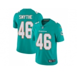 Nike Miami Dolphins #46 Durham Smythe Aqua Green Team Color Men Stitched NFL Vapor Untouchable Limited Jersey