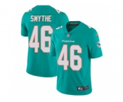Nike Miami Dolphins #46 Durham Smythe Aqua Green Team Color Men Stitched NFL Vapor Untouchable Limited Jersey