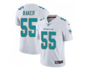 Nike Miami Dolphins #55 Jerome Baker White Men Stitched NFL Vapor Untouchable Limited Jersey