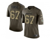 Nike Miami Dolphins #67 Laremy Tunsil Green Men's Stitched NFL Limited Salute to Service Jersey