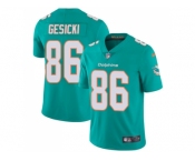 Nike Miami Dolphins #86 Mike Gesicki Aqua Green Team Color Men Stitched NFL Vapor Untouchable Limited Jersey