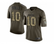 nike nfl jerseys miami dolphins #10 stills army green[nike Limited Salute To Service]