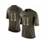 nike nfl jerseys miami dolphins #11 parker army green[nike Limited Salute To Service]