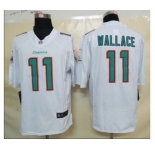 nike nfl jerseys miami dolphins #11 wallace white[nike limited]