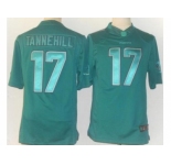 nike nfl jerseys miami dolphins #17 ryan tannehill green [drenched limited]
