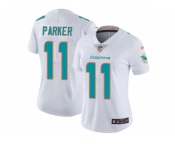 Women Nike Miami Dolphins #11 DeVante Parker White Stitched NFL Vapor Untouchable Limited Jersey